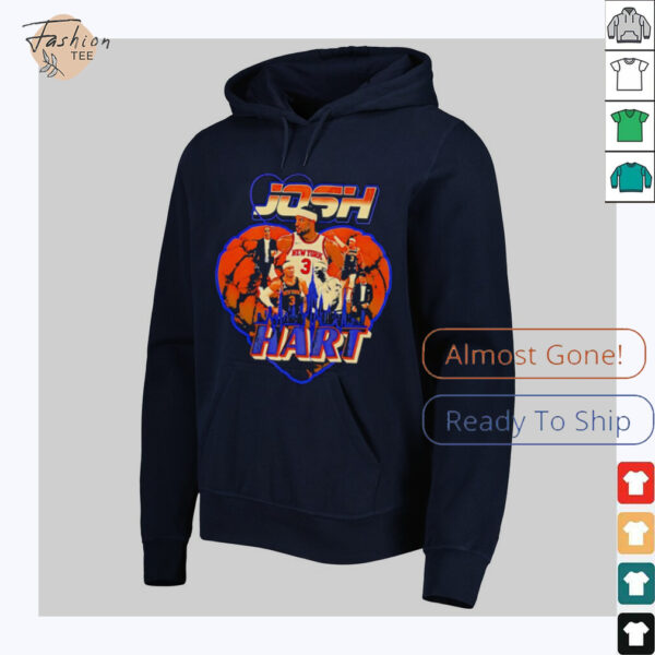 Josh Hart to Hart New York Knicks heart shirt