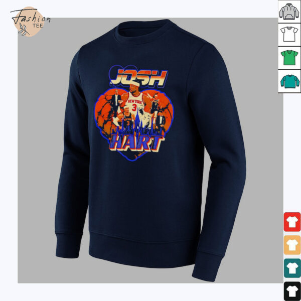 Josh Hart to Hart New York Knicks heart shirt