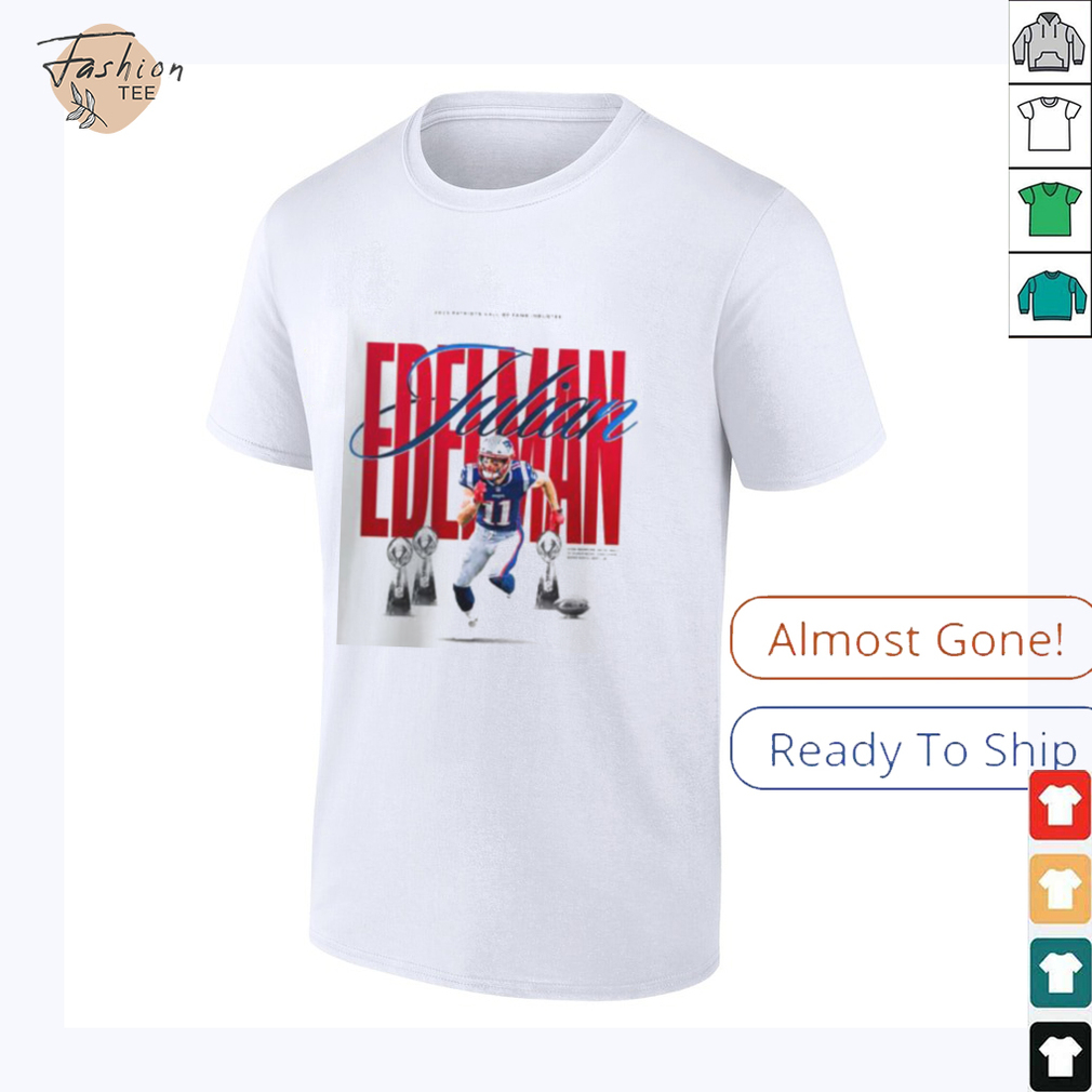 Julian Edelman 2025 Patriots Hall Of Fame Inductee Wide Recevier 3x Super Bowl Champion MVP NFL Unisex T Shirt Julian Edelman 2025 Patriots Hall Of Fame Inductee Wide Recevier 3x Super Bowl Champion MVP NFL Unisex T Shirt
