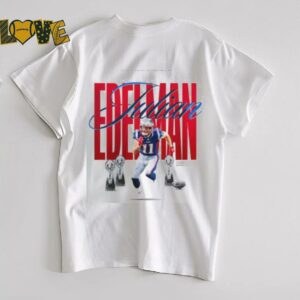Julian Edelman 2025 Patriots Hall Of Fame Inductee Wide Recevier 3x Super Bowl Champion MVP NFL Unisex T Shirt