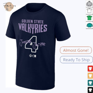 Justė Jocytė Golden State Valkyries round21 Unisex Name & Number T Shirt