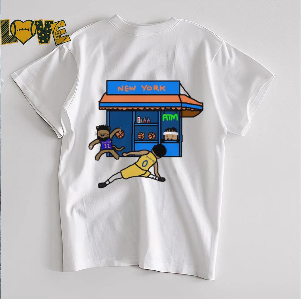 Karl Anthony Towns Bodega KAT vs Tyrese Haliburton cartoon shirt Karl Anthony Towns Bodega KAT vs Tyrese Haliburton cartoon shirt