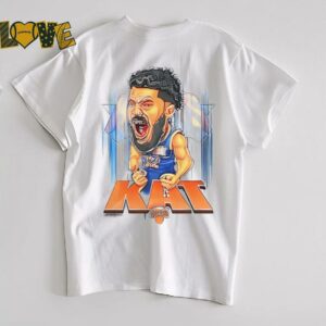 Karl Anthony Towns NBA New York Knicks player basketball caricatures shirt
