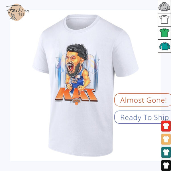 Karl Anthony Towns NBA New York Knicks player basketball caricatures shirt