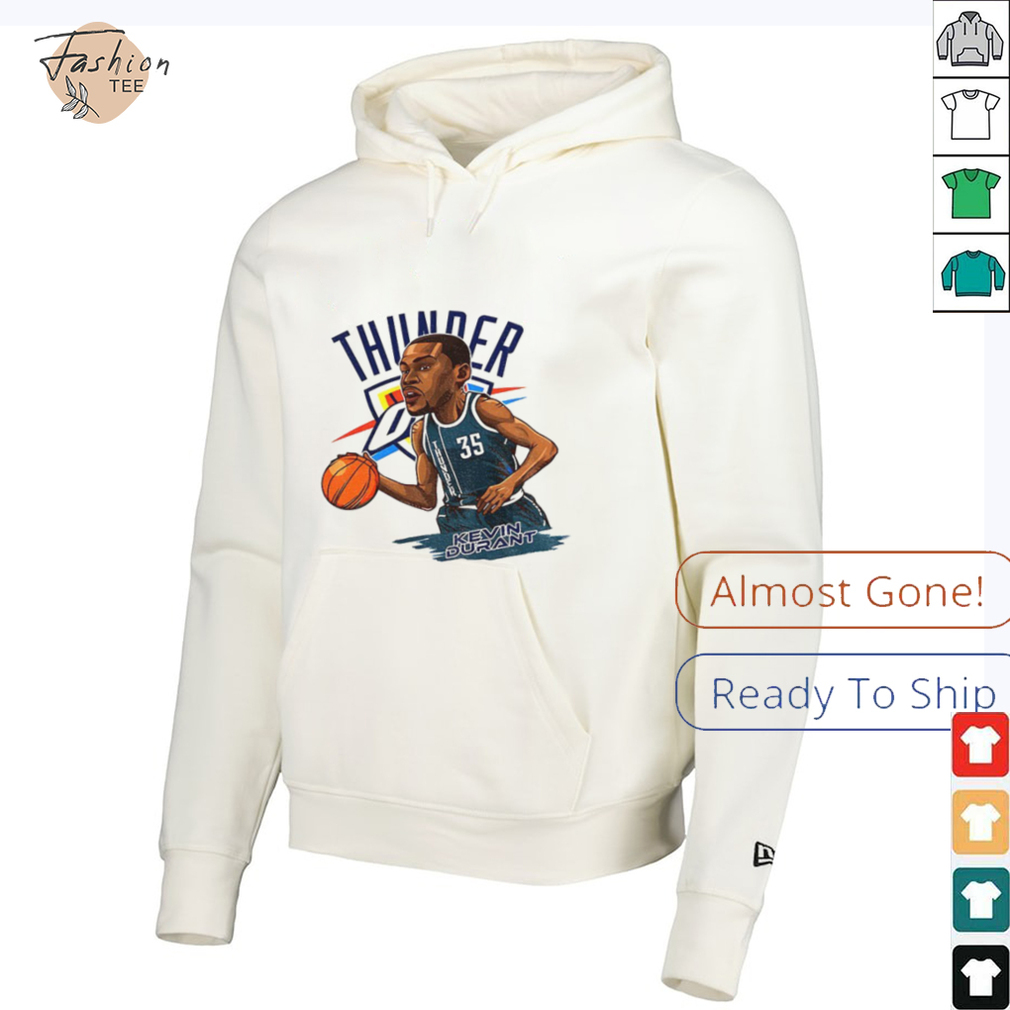 Kevin Durant 35 Oklahoma City Thunder NBA Basketball cartoon shirt Kevin Durant 35 Oklahoma City Thunder NBA Basketball cartoon shirt