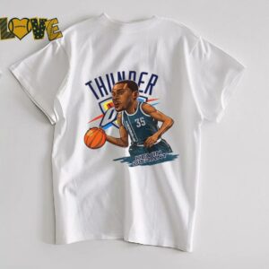 Kevin Durant 35 Oklahoma City Thunder NBA Basketball cartoon shirt
