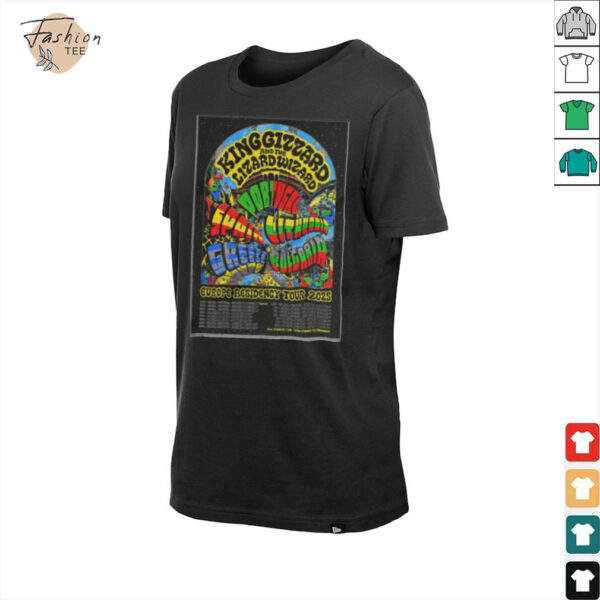King Gizzard & The Lizard Wizard Europe Residency Tour 2025 Shirt