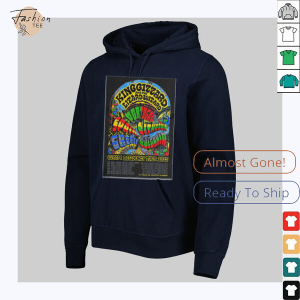 King Gizzard & The Lizard Wizard Europe Residency Tour 2025 Shirt