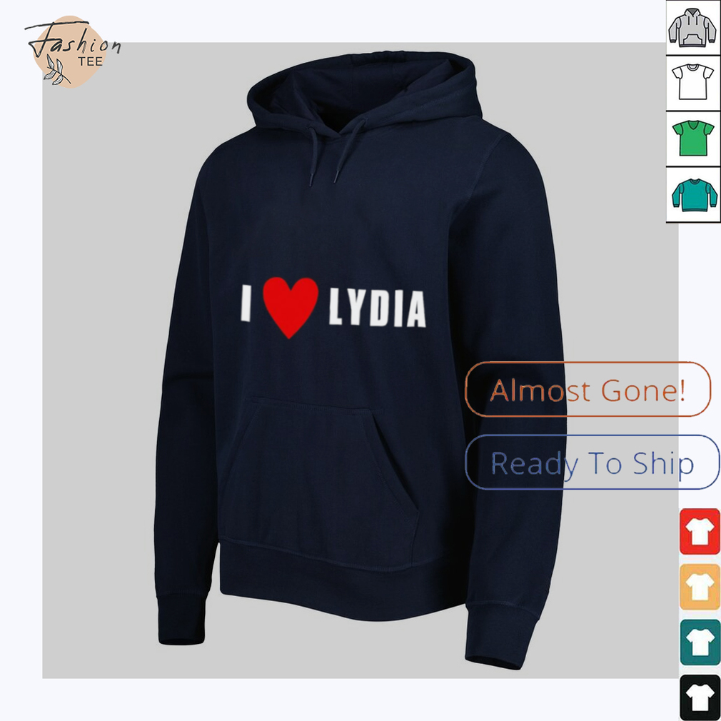 Kori King wearing I Love Lydia shirt Kori King wearing I Love Lydia shirt