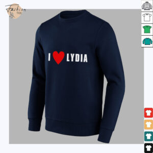 Kori King wearing I Love Lydia shirt