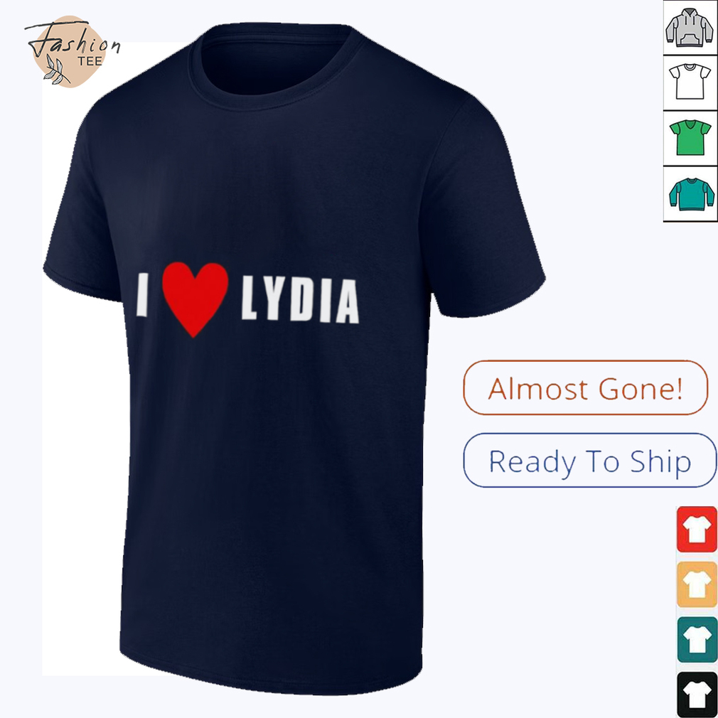 Kori King wearing I Love Lydia shirt Kori King wearing I Love Lydia shirt