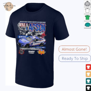 Kyle Larson Checkered Flag Sports 2025 Xfinity Series Andy's Frozen Custard 300 Race Winner T Shirt