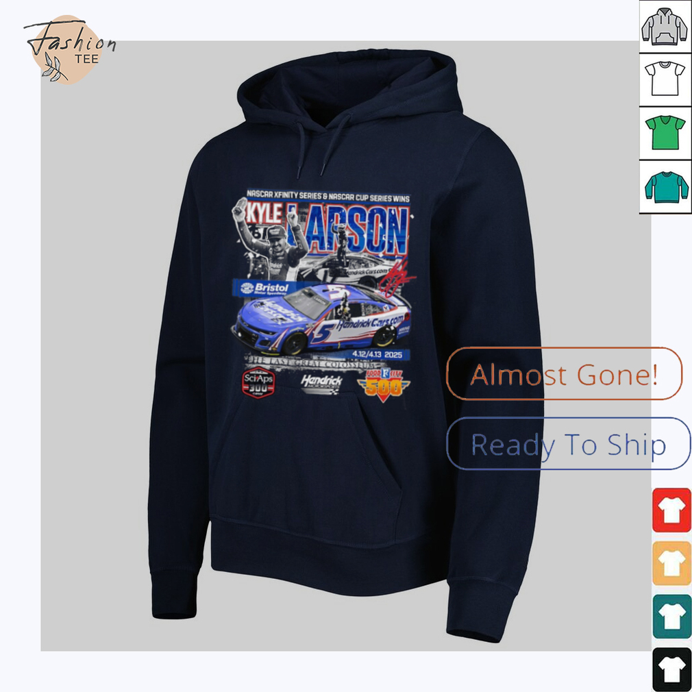 Kyle Larson Checkered Flag Sports 2025 Xfinity Series Andy's Frozen Custard 300 Race Winner T Shirt Kyle Larson Checkered Flag Sports 2025 Xfinity Series Andy's Frozen Custard 300 Race Winner T Shirt