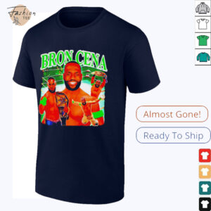 LeBron James WWE Bron Cena graphic shirt