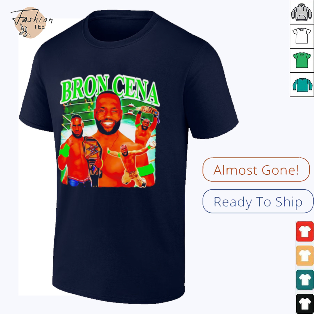 LeBron James WWE Bron Cena graphic shirt LeBron James WWE Bron Cena graphic shirt
