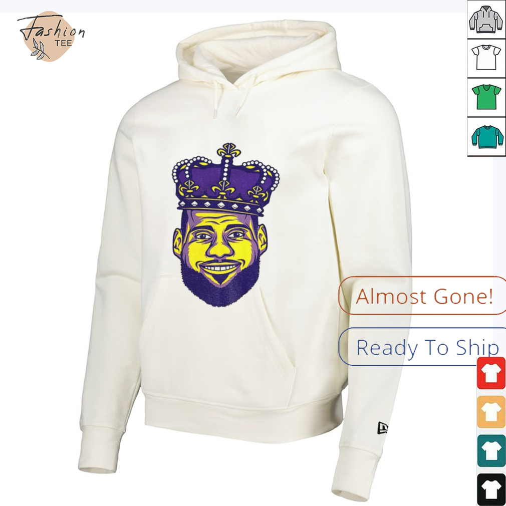 Lebron James Los Angeles Lakers NBA Basketball King big head cartoon shirt Lebron James Los Angeles Lakers NBA Basketball King big head cartoon shirt