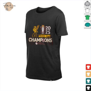 Liverpool FC 2025 Premier League Champions T Shirt Football Gifts For Uncles