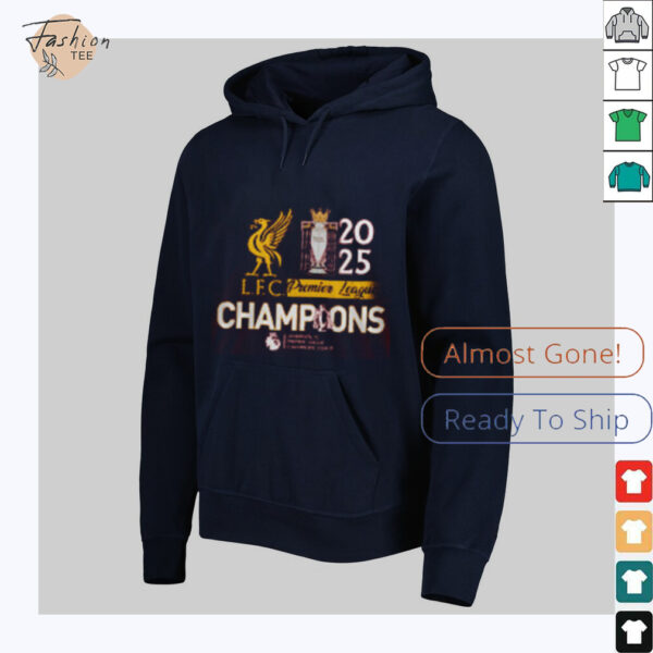 Liverpool FC 2025 Premier League Champions T Shirt Football Gifts For Uncles