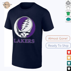 Los Angeles Lakers Grateful Dead logo shirt