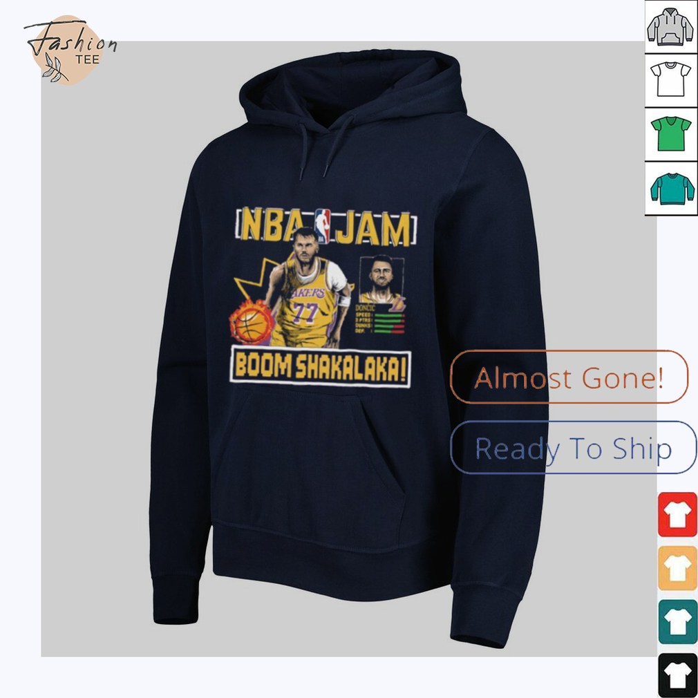 Luka Doncic Los Angeles Lakers Homage NBA Jam Tri Blend Unisex T Shirt Luka Doncic Los Angeles Lakers Homage NBA Jam Tri Blend Unisex T Shirt