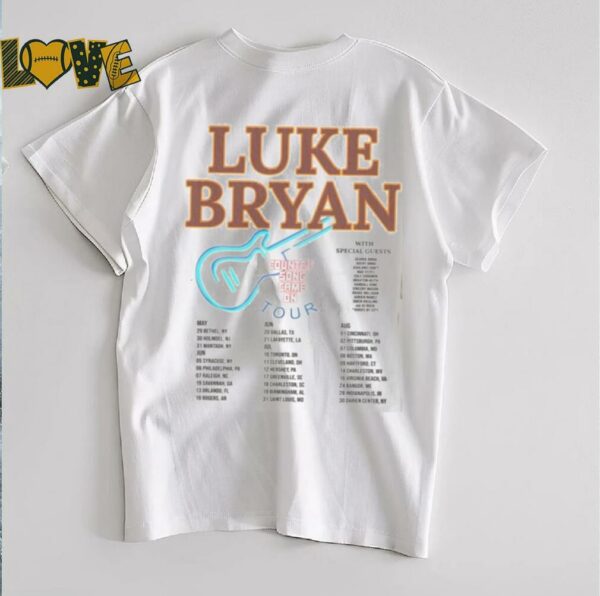Luke Bryan Song Came On Tour 2025 T Shirt