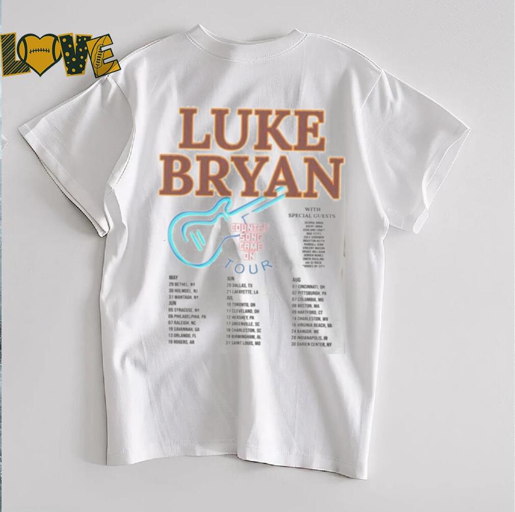 Luke Bryan Song Came On Tour 2025 T Shirt Luke Bryan Song Came On Tour 2025 T Shirt