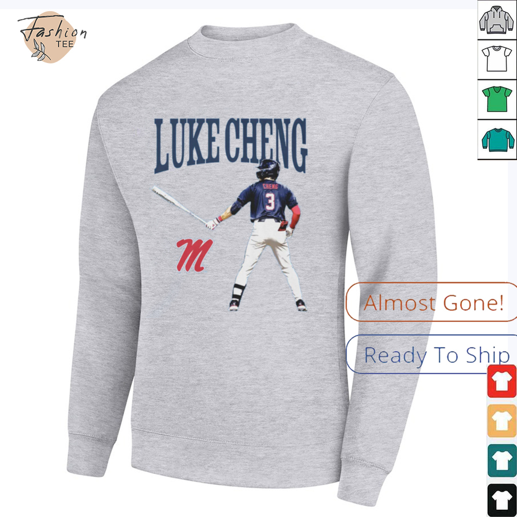 Luke Cheng Ole Miss Baseball T Shirt Luke Cheng Ole Miss Baseball T Shirt