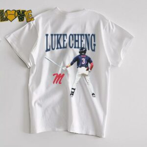 Luke Cheng Ole Miss Baseball T Shirt
