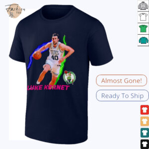 Luke Kornet Boston Celtics Basketball NBA Playoffs 2025 lightning shirt