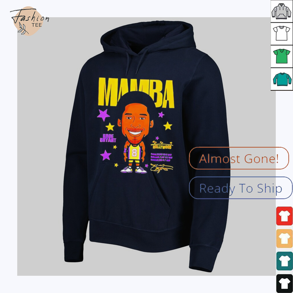 Mamba Kobe Bryant Los Angeles Lakers signature caricature shirt Mamba Kobe Bryant Los Angeles Lakers signature caricature shirt