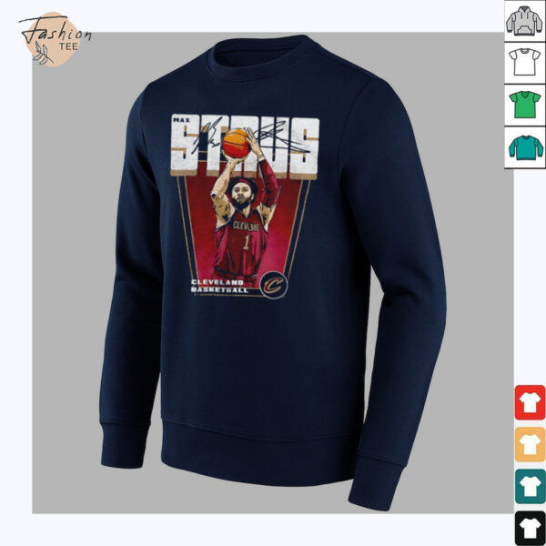 Max Strus Cleveland Cavaliers basketball player premiere signature shirt