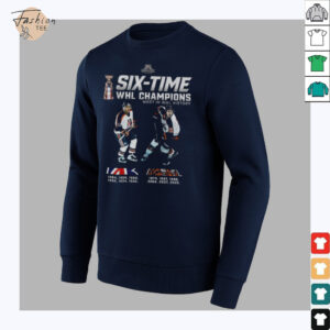 Medicine Hat Tigers 2025 Six time WHL Champions most in WHL history shirt