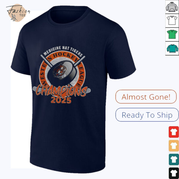 Medicine Hat Tigers Western Hockey League Champions 2025 t shirt