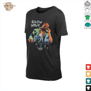 Men's Black The Rock Know Your Role Corporate Champ 1998 WWF Wrestling T Shirt