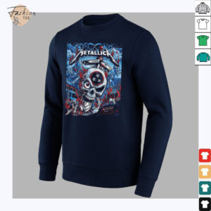 Metallica M72 Nashville Event Poster North American Tour 2025 Schedule Location Unisex T Shirt