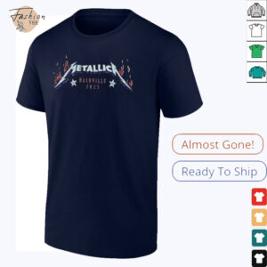 Metallica M72 Nashville Merch Tee North American Tour Nashville 2025 Two Sides Unisex T Shirt