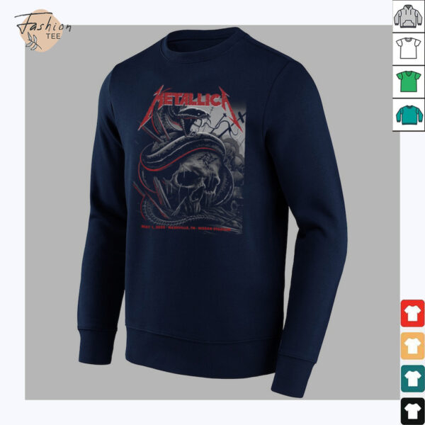 Metallica M72 Nashville Night 1 At Nissan Stadium On May 1 2025 North American Tour Unisex T Shirt