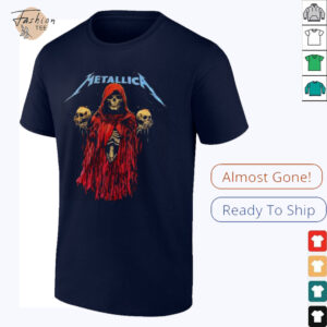 Metallica M72 North American Tour 2025 Schedule Skeleton Witch I Am The Blood I Am Release Two Sided Unisex T Shirt