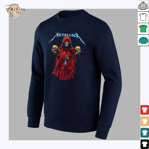 Metallica M72 North American Tour 2025 Schedule Skeleton Witch I Am The Blood I Am Release Two Sided Unisex T Shirt