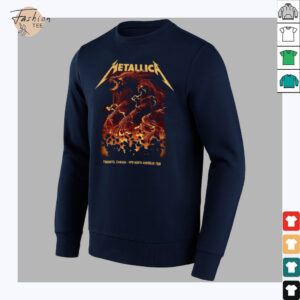 Metallica M72 Toronto Canada Night 2 At Rogers Centre On April 26 2025 M72 North American Tour Two Sided Unisex T Shirt