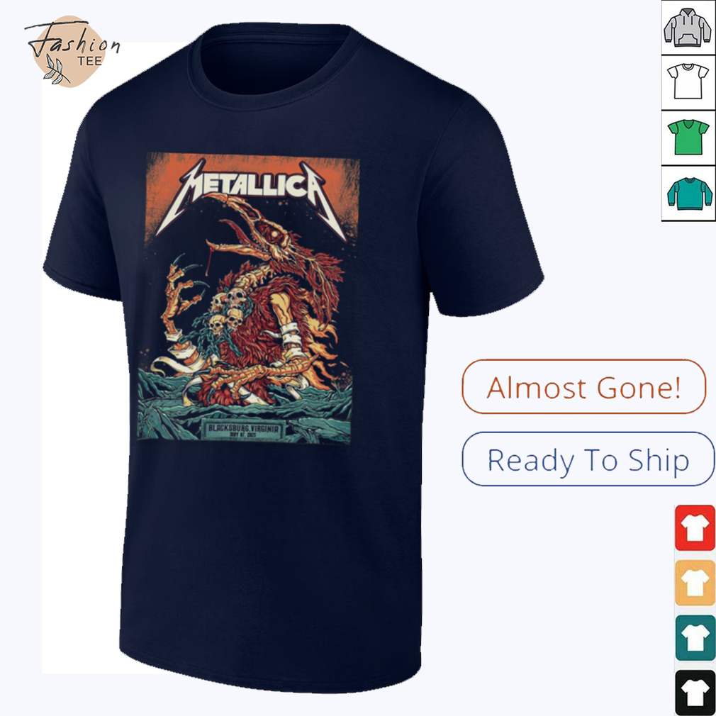 Metallica M72 Virginia Tech Pop Up Shop At Lane Stadium In Blacksburg Virginia United States On May 7 2025 Unisex T Shirt Metallica M72 Virginia Tech Pop Up Shop At Lane Stadium In Blacksburg Virginia United States On May 7 2025 Unisex T Shirt