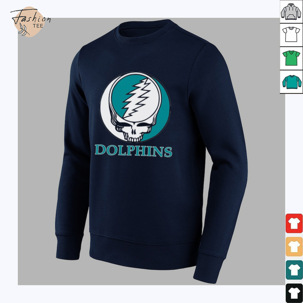 Miami Dolphins Grateful Dead logo shirt Miami Dolphins Grateful Dead logo shirt