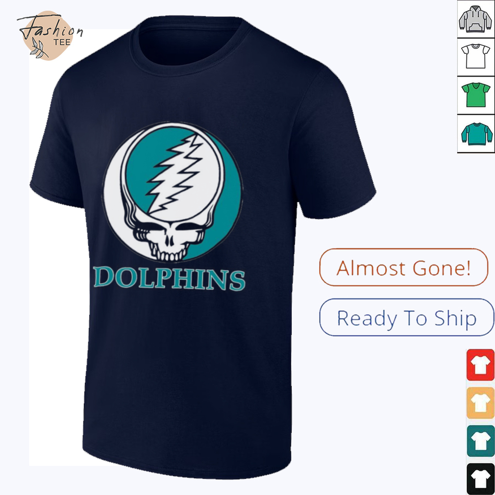 Miami Dolphins Grateful Dead logo shirt Miami Dolphins Grateful Dead logo shirt