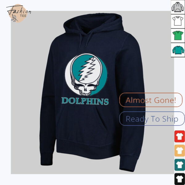 Miami Dolphins Grateful Dead logo shirt