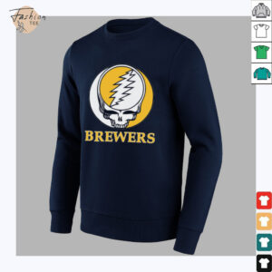 Milwaukee Brewers Grateful Dead logo shirt