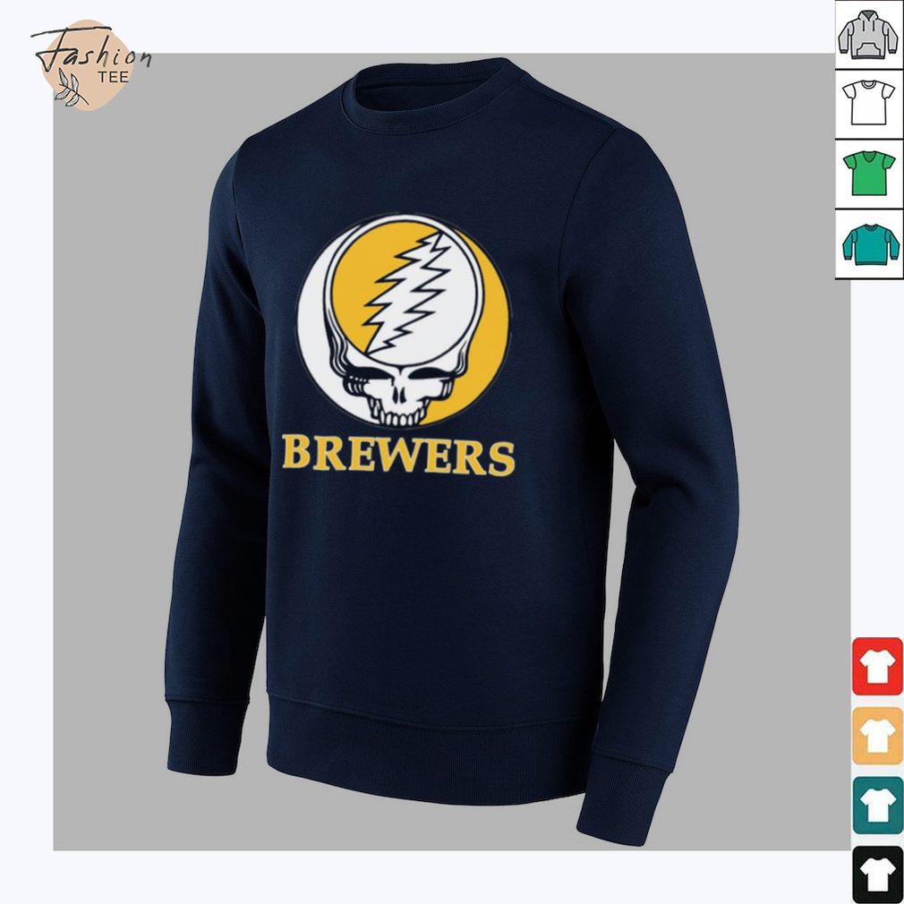 Milwaukee Brewers Grateful Dead logo shirt Milwaukee Brewers Grateful Dead logo shirt