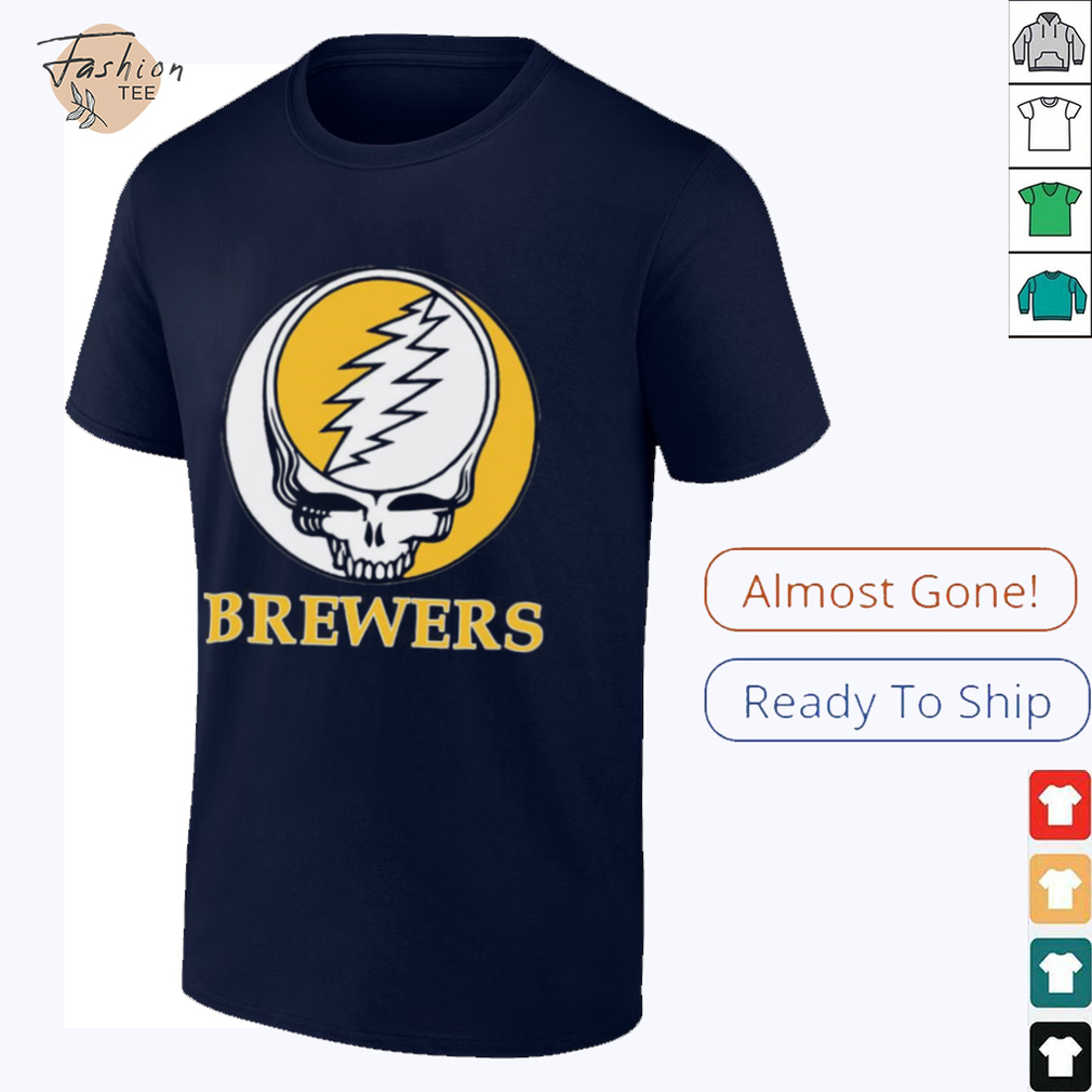 Milwaukee Brewers Grateful Dead logo shirt Milwaukee Brewers Grateful Dead logo shirt