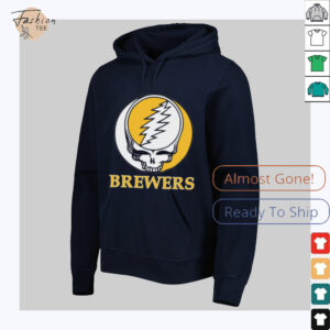 Milwaukee Brewers Grateful Dead logo shirt