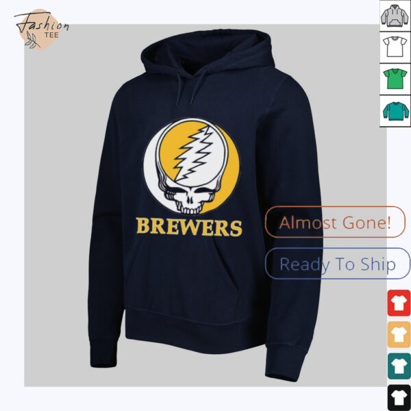 Milwaukee Brewers Grateful Dead logo shirt