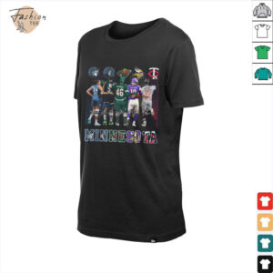 Minnesota Lynx Timberwolves Minnesota Wild Vikings Minnesota Twins T Shirt Fans Gifts